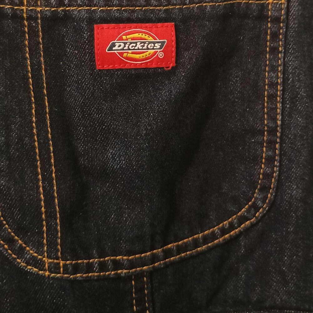 Dickies/Overall Mini Dress/Womens/S/Dark Blue/Denim Pinafore Workwear - Picture 4 of 10